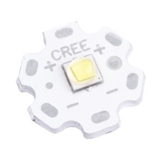 Світлодіод 10W, білий холодний 6500K крапля 5х5mm, біла підкладка 20мм