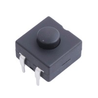 Кнопка с фиксацией для фонарика ON-OFF, 12x12mm