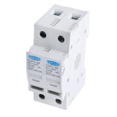 Тримач запобіжників 2P PV max32A DC 1000V 10x38mm на DIN-рейку TOMZN
