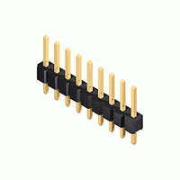 PLS-40 (ZL201-40G) (штыри на плату, 1х40, 2,54мм) CviLux