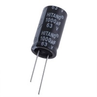 Електролітичний конденсатор 1000uF 63V EHR 16x32mm (EHR102M63B-Hitano