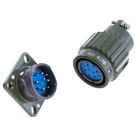 Разъём авиационный Y2M-10TK комплект (на провод+на корпус)