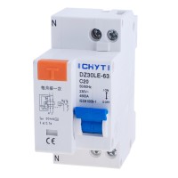 Автомат дифференциальный 20A DZ30LE-63-C20-CHYT