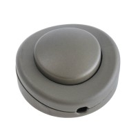 Переключатель на провод ножной золотистый 2A,250V