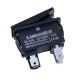 Переключатель LBCX2810.5, клавиша чёрная, подсветка зелёная, 220V Lanboo
