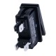 Перемикач LBCX2810.5, клавіша чорна, підсвітка червона, 220V Lanboo