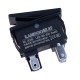 Перемикач LBCX2810.5, клавіша чорна, підсвітка зелена, 5-24V Lanboo