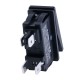 Переключатель LBCX2810.5, клавиша чёрная, подсветка красная, 5-24V Lanboo