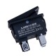 Переключатель LBCX2810.5, клавиша чёрная, подсветка красная, 5-24V Lanboo