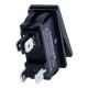 Переключатель LBCX2810.5, клавиша серебряная, подсветка зелёная, 220V Lanboo