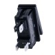 Перемикач LBCX2810.5, клавіша срібна, підсвітка червона, 220V Lanboo