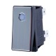 Переключатель LBCX2810.5, клавиша серебряная, подсветка зелёная, 5-24V Lanboo