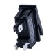 Переключатель LBCX2810.5, клавиша серебряная, подсветка зелёная, 5-24V Lanboo
