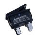 Переключатель LBCX2810.5, клавиша серебряная, подсветка зелёная, 5-24V Lanboo