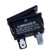 Перемикач LBCX2810.5, клавіша срібна, підсвітка червона, 5-24V Lanboo