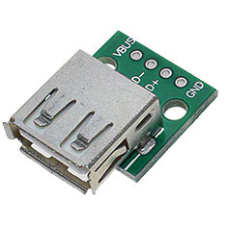 Роз'єм USB 2.0 тип A female на платі