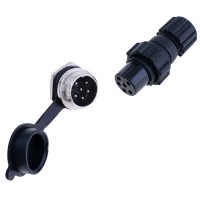 Разъём GX16-6 комплект IP65 (на провод+на корпус)