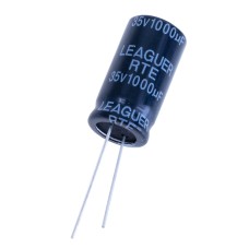 1000uF 35V RTE 13x25mm low E.S.R. RTE1V102M1325-LEAGUER електролітичний конденсатор низькоімпедансний