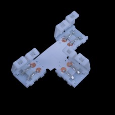 З'єднувач кутовий "T" 10mm LED 3528/5050, 2 контакти.