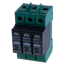 Пристрій захисту від імпульсних перенапруг, T2, In:20kA, Uc:1000V YTTS1-PV-1000V-3P