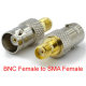 Перехідник BNC Female-SMA Female