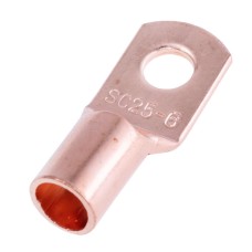 Кабельний наконечник кільцевий, мідь, на провід 25 mm², M6, SC25-6