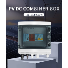 Збірка для захисту систем із сонячними панелями 1 input 1 out DC 600V Fuse MCB SPD Waterproof Box IP65 8ways 1 input 1 out DC 600V 20A DC MCB