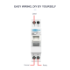 Однополюсний 1P ручний механічний перемикач джерела живлення MTS Dual Power Manual Transfer Isolating Switch Interlock Circuit Breaker TO119G 63A