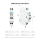 Однополюсний 1P ручний механічний перемикач джерела живлення MTS Dual Power Manual Transfer Isolating Switch Interlock Circuit Breaker TO119G 63A