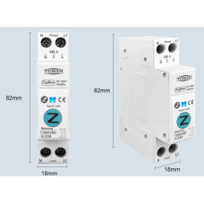Розумний Zigbee однофазний вимірючав потужності з вимірювачем TOB9Z-M Metering 63A