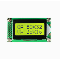 Дисплей LCD0802 8x2 Dots With Backlight Green з підтримкою Кирилиці