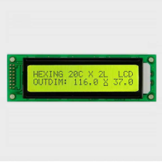 Дисплей LCD2002 Dots With Backlight Green HXC-200202 з підтримкою Кирилиці