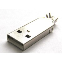 Вилка USBA-SP (USB-A1S02M-0N4N) CZT