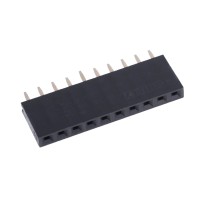 PBS-10 (гнёзда на плату, 1х10, 2,54мм) (ZL262-10SG) Ninigi