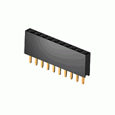 PBS-12 DS1023-1*12S21ZL262-12SG гнезда на плату, 1х12, 2,54мм