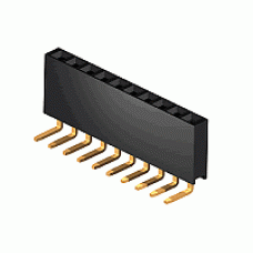 PBS-3R ZL263-3SG гнізда на плату, 1х3, кутові, 2,54мм