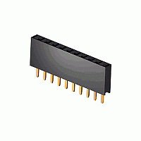 PBS-8 (гнізда на плату, 1х8, 2,54мм) (ZL262-8SG)