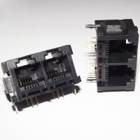 Розетки YH-52-51 2x6P4C 5225 сдвоенные CZT
