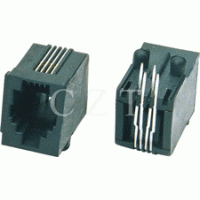 RJ9 розетка YH-57-02 5721 4P4C CZT