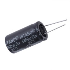 6800uF 25V ECR 18x36mm ECR682M25B-Hitano електролітичний конденсатор