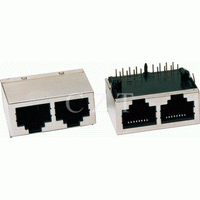 Розетки YH-59-02 5921-S-B 2x8P8C здвоєні CZT