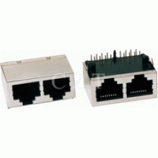 Розетки YH-59-02 5921-S-B 2x8P8C здвоєні