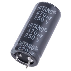 470uF 250V ELP 22x45mm ELP471M2EBA-Hitano електролітичний конденсатор