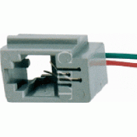 Гнездо YH-102 616E 4P4C (RJ9-гнездо) с проводами CZT