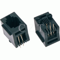 Розетка YH-52-01 5222 (RJ9-гнездо) CZT