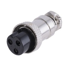 Роз'єм GX16-3 MIC323 Штекер для мікрофона 3pin, на кабель