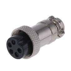 Роз'єм GX16-5 MIC325 Штекер для мікрофона 5pin, на кабель