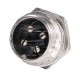Разъём GX16-4 (MIC334 Гнездо для микрофона (4pin, на корпус)
