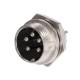 Роз'єм GX16-5 (MIC335 Гніздо для мікрофона (5pin, на корпус)