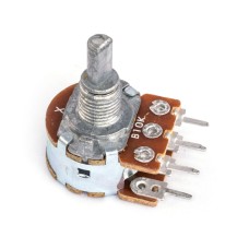 R16 10 kOhm лінійний стерео KLS4-WH148-1B-4F-18T-B103-L15